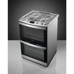 AEG CKB6540ACM Cooker Dual Fuel with 4 Gas Burners 116L BLEMISHED HW181504 - Picture 1 of 11