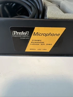 Dynamic Microphone Cardioid 600 OHM S - Bild 1 von 3