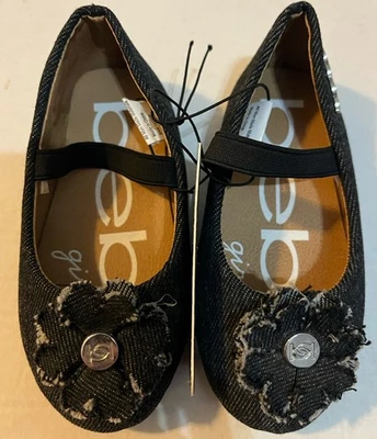 BEBE Infantil Niñas Zapatos Planos Denio Oscuro NUEVO Foto 1 de 4
