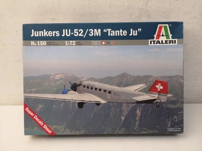 Junkers JU-52/3M Tante Ju  Kit Italeri 150 Scala 1/72 Chiuso B31 - Immagine 1 di 4