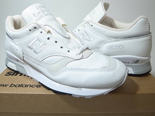New Balance M1500WG Sneaker Uomo Colore Bianco Pelle Made in England Us7 5