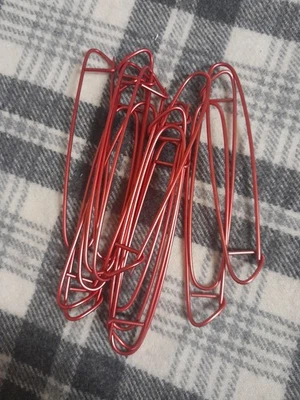 Metal Knitting Stitch Holders Red Bulk 12cm 15pcs - image 1 of 4