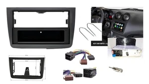 KIT MARCO SOPORTE AUTO RADIO ALFA ROMEO MITO  2011  NEGRO TIPO ORIGEN MATE - Imagen 1 de 6