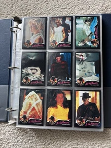 2 JUEGO DE TARJETAS PESADILLA EN ELM STREET-FANGORIA---- CON CARPETA COMPLETA - Imagen 1 de 5