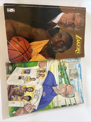 LOTE DE 2 X 1999 y 2005 Los Angeles Lakers Media Guide Kobe Bryant Phil Jackson Foto 1 de 4