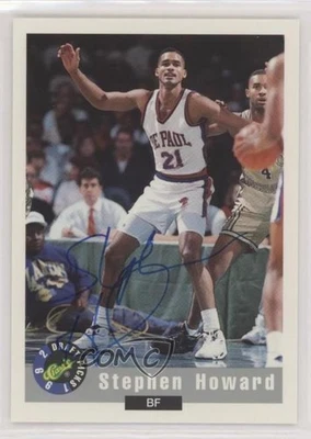 1992 Classic Draft Picks Auto Stephen Howard Rookie Auto RC - Image 1 of 2