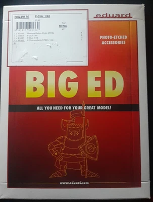 1:48 EDUARD BIG49186 PHOTODECOUPE BIG ED F-35A (MENG) - Photo 1/2