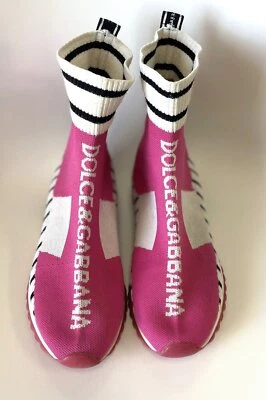 DOLCE AND GABBANA SOCK SNEAKERS SZ. 8 - Image 1 of 4