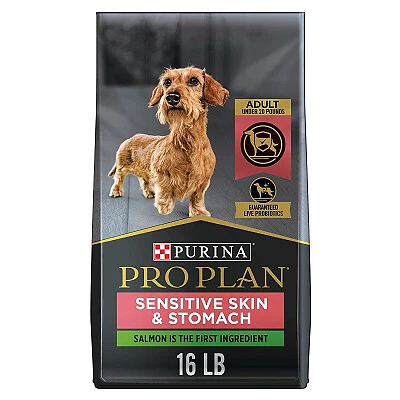 Purina Pro Plan 17703 High Protein Sensitive Skin & Stomach Dry Dog Food, Salmon - Image 1 of 2