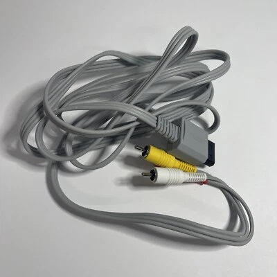 Nintendo Wii A/V AV RCA Audio Video Composite Cable Cord Genuine OEM RVL-009 - Image 1 of 2