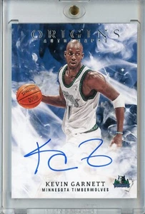 2019-20 Panini Origins Kevin Garnett su Card Auto #AG-KGN Timberwolves HOF - Foto 1 di 2