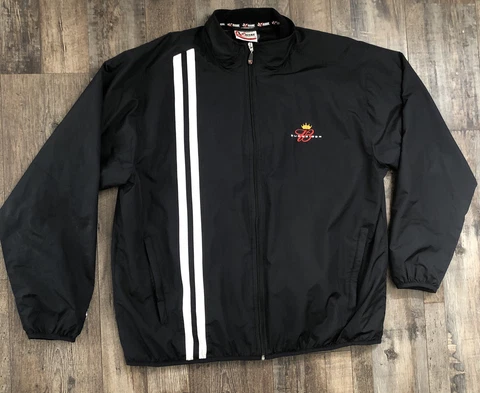Dale Earnhardt Jr. #8 Budweiser by Chase Authentics Windbreaker Jacket Size Lg Cover