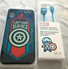 Étui Marvel Captain America iPhone X/XS et chargeur Lightning pour appareil Apple mini