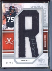 2009 SP Threads Autograph #221 Eugene Monroe 15/20 - Picture 1 of 1
