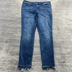 KUT From The Kloth Jeans Size 14 Womens Ankle Skinny Blue Denim - Picture 1 of 10