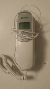 AT&T TR1909 Trimline Landline Corded Phone w/ Caller ID Home Office - White - Picture 1 of 4