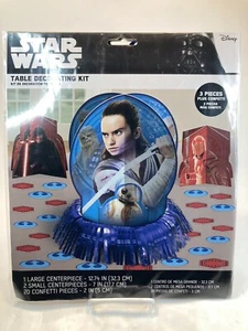 KIT DE DECORACIÓN DE MESA STAR WARS The Last Jedi (23 piezas) ~ Suministros para fiesta de cumpleaños - Imagen 1 de 2