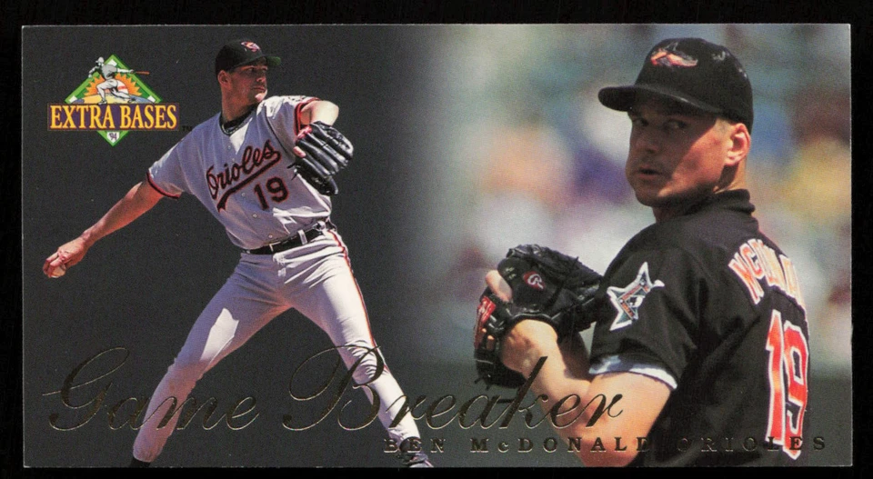 Tarjeta de béisbol Fleer Extra Bases 1994 única alta 2,5" x 4,5" *Tú eliges * Foto 1 de 1