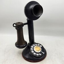 Antique Automatic Electric Rotary Dial Candlestick Telephone w/ Receiver