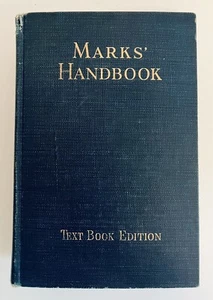 Marks' Mechanical Engineer Handbook 5th Text Book Edition 1951 Hardcover Thumb - Picture 1 of 15