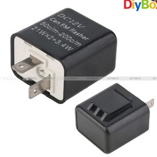 12V 2Pin Motorcycle Turn Signal Indicator Speed Adjustable LED Flasher Relay