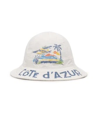 Genuine Polo Ralph Lauren Reversible Cotton Twill Bucket Hat - White - Image 1 of 4
