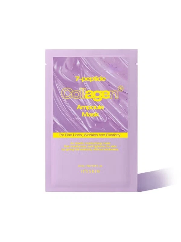 It's Skin 7 Peptide Collagen Ampoule Sheet Mask  Korean Face Mask Single 10ea - Image 1 of 1
