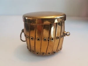 Vintage Expanding Accordion Gate Neck For Beggar Bag Goldtone Flapper Bag 1920s - Picture 1 of 3