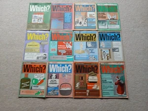 Vintage "Which" 1978 Magazine Bundle 12 Retro Collectible Full Year Jan to Dec - Picture 1 of 4