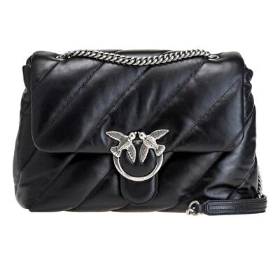 PINKO Borsa Donna Love Puff Big Z99O Colore Nero - Immagine 1 di 4