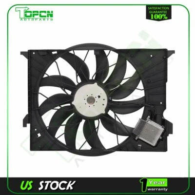 Engine Radiator Cooling Fan Assembly Fits 2008-2012 2013 Mercedes-Benz S63 AMG Foto 1 de 4