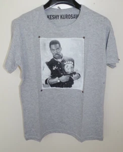 TAKESHY KUROSAWA sz S T-SHIRT EDDIE MURPHY SHORT SLEEVES STRETCH SLIM CREW NECK - Picture 1 of 6