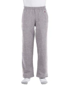 Champion Youth 9 oz. Double Dry Eco Open Bottom Jogging Fleece Pant P890 S-XL - Picture 1 of 4