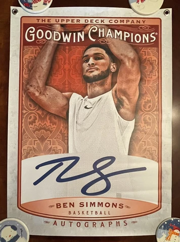 BEN SIMMONS UPPER DECK BASKETBALL PROMO CANVAS POSTER Cover