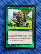 MTG: Magic the Gathering-RHOX Nemesis ** RARE GERMAN GERMAN FOIL NM **