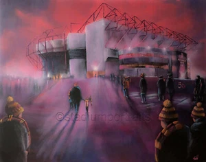 The Homecoming  Bradford City -  A3 print - Picture 1 of 1