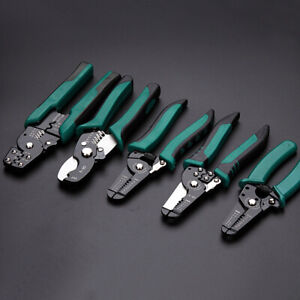 Wire Cutter Stripper Crimper Tool Terminal Crimping Connector Insulated Pliers