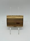 Vintage Gold Tone Cigarette Case by Melissa Made In England Smoking Accesory