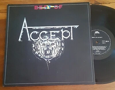  LP 33t ACCEPT Best Off  HEAVY HARD ROCK Brain Germany Press 1980 VG+ - Photo 1/2