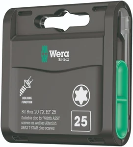 Wera Bit-Box 20 bits TORX® HF TX 20 x 25 mm 20 piezas 05057777001 - Imagen 1 de 5