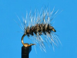 1/2 Dutzend Griffiths Gnat Trockenfliegen - Bild 1 von 1
