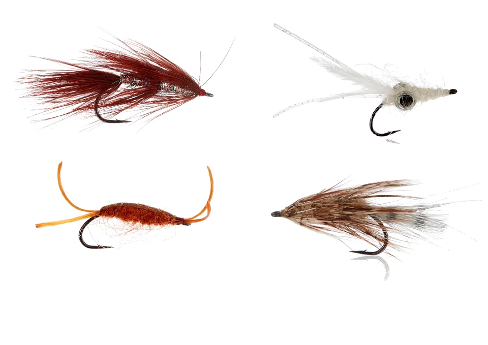 Meerforellenfliegen handgebunden Auswahl 14 Muster TOP KLASSIKER Gamakatsu F314 - Bild 1 von 1