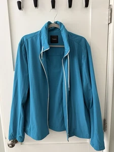 Theory Mens Sz M Green Clarkson Rain Resistant Jacket - Picture 1 of 11