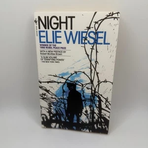 Night by Elie Wiesel 1982 Vintage Taschenbuch Holocaust Memoiren - Bild 1 von 8