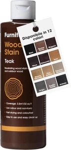 Mordente per Il Legno (Teak) - Ad Asciugatura Rapida, Altamente Concentrato E Fa - Foto 1 di 12