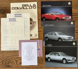 Pack d'information concessionnaire Maserati Biturbo et liste de prix - Bell & Colvill 1986 - Photo 1/6