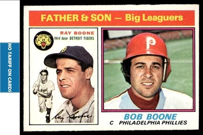 1976 O-Pee-Chee RAY BOONE BOB BOONE #67 - Image 1 of 2