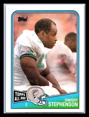 1988 Topps #196 Dwight Stephenson Miami Dolphins - Image 1 of 2