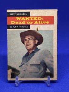 WANTED: DEAD OR ALIVE STEVE MCQUEEN ALS JOSH RANDALL 1958 TOPPS TV WESTERN #21 - Bild 1 von 2