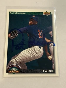 Tarjeta de béisbol IP automática PAT MAHOMES Minnesota Twins - Imagen 1 de 2